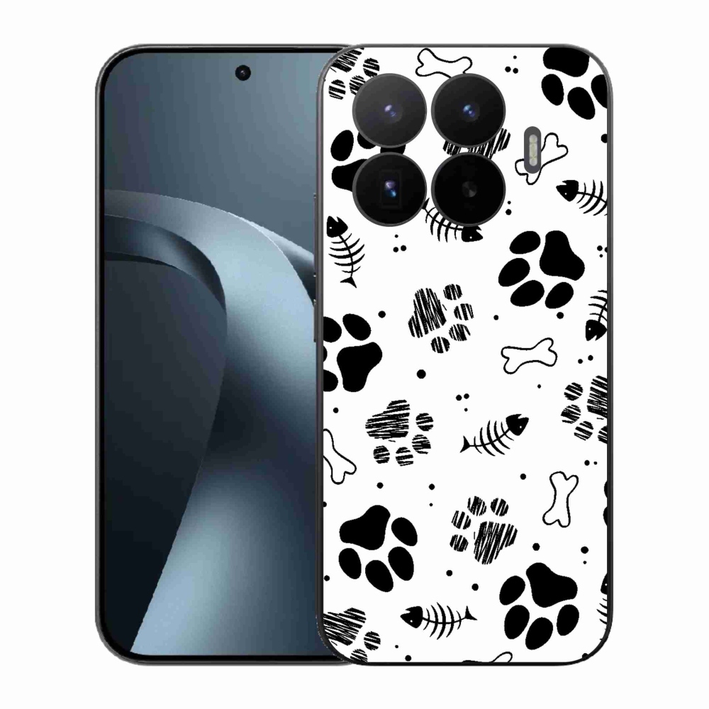 Gelový kryt mmCase na Xiaomi 17T - psí tlapky 1