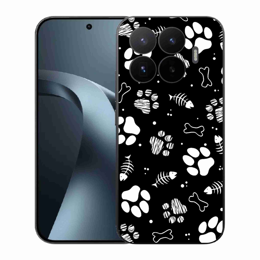 Gelový kryt mmCase na Xiaomi 17T - psí tlapky