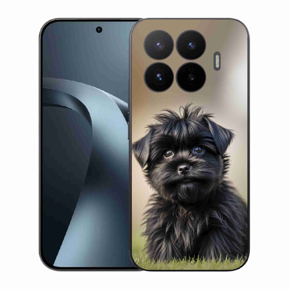 Gelový kryt mmCase na Xiaomi 17T - roztomilý černý pejsek