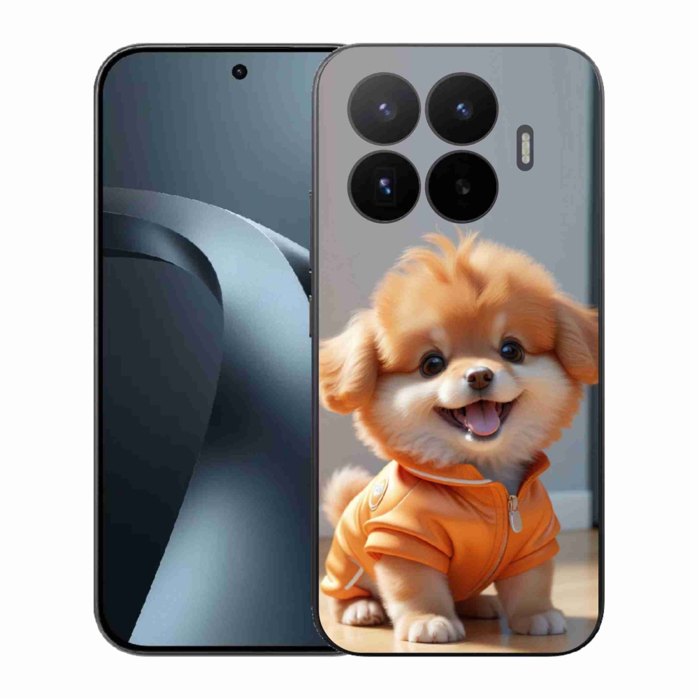 Gelový kryt mmCase na Xiaomi 17T - roztomilý pomeranian v mikině