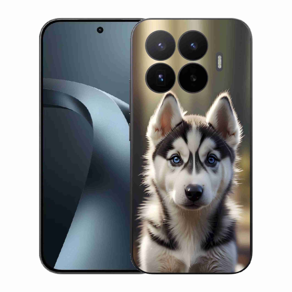 Gelový kryt mmCase na Xiaomi 17T - roztomilý sibiřský husky