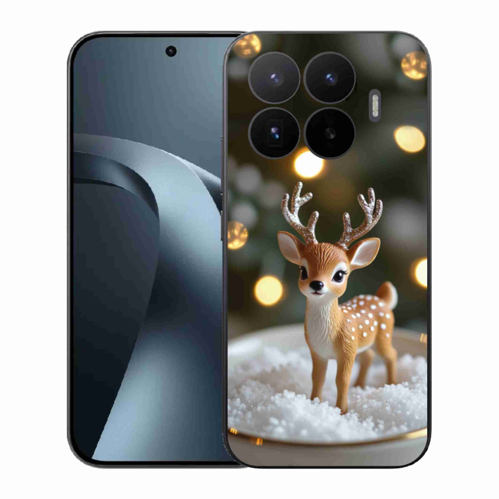 Gelový kryt mmCase na Xiaomi 17T - roztomilý vánoční jelen