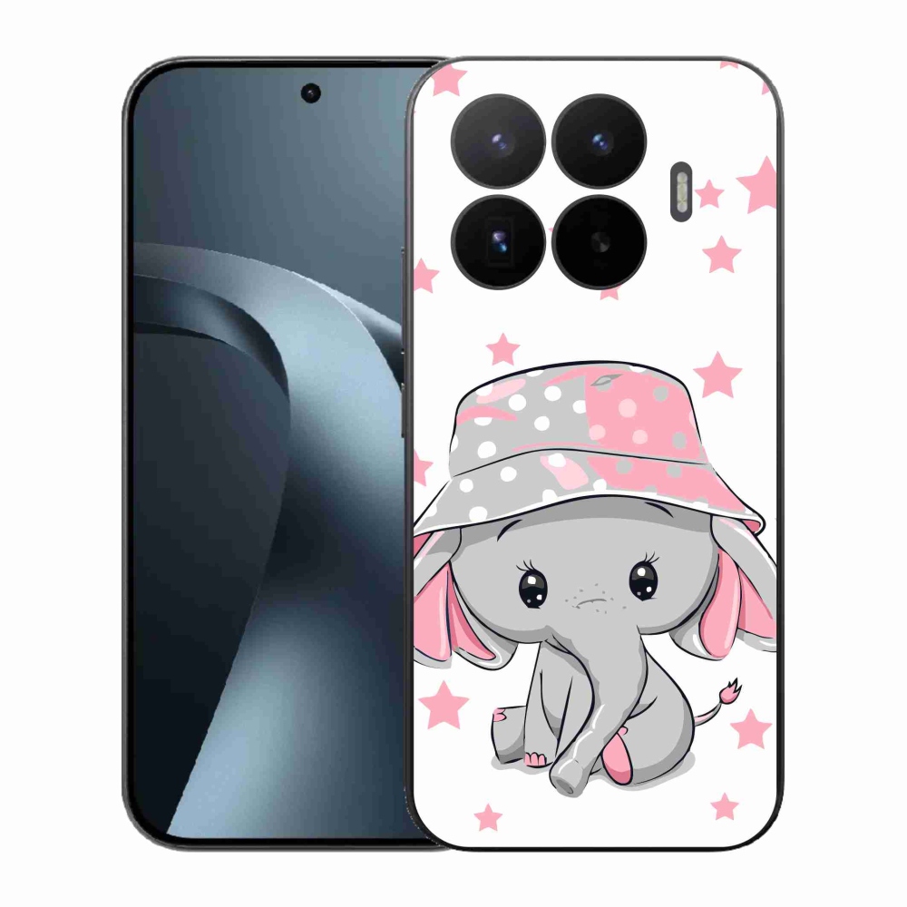 Gelový kryt mmCase na Xiaomi 17T - růžový slon