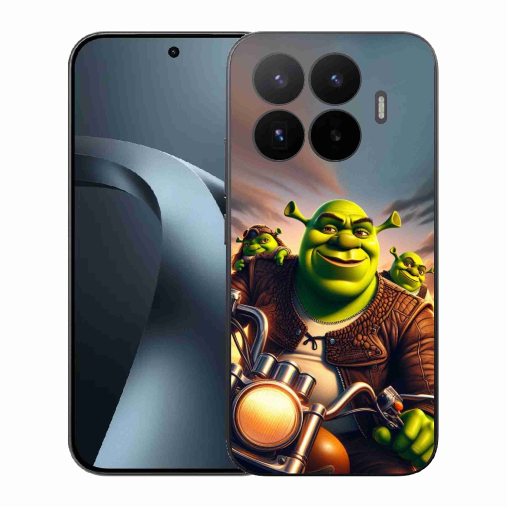 Gelový kryt mmCase na Xiaomi 17T - shrek na motorce