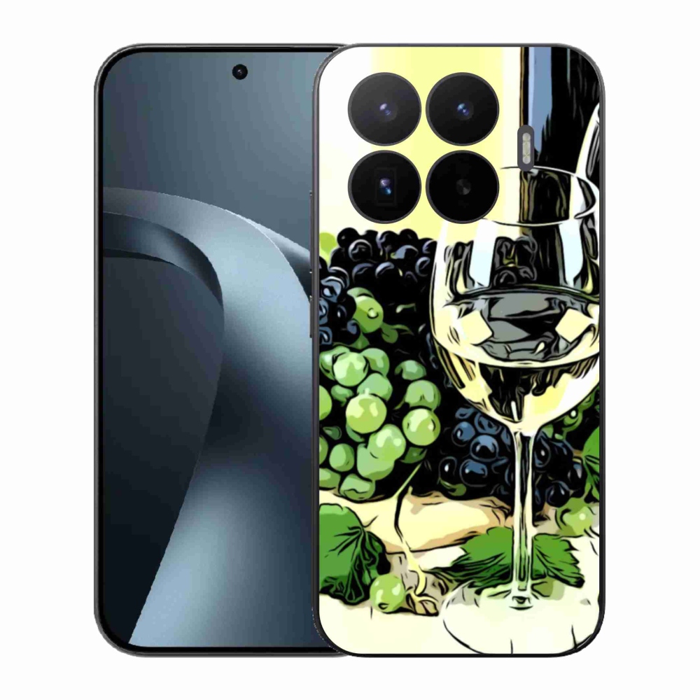 Gelový kryt mmCase na Xiaomi 17T - sklenka vína