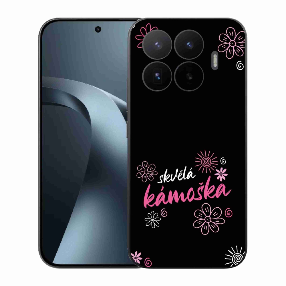 Gelový kryt mmCase na Xiaomi 17T - skvělá kámoška černé pozadí