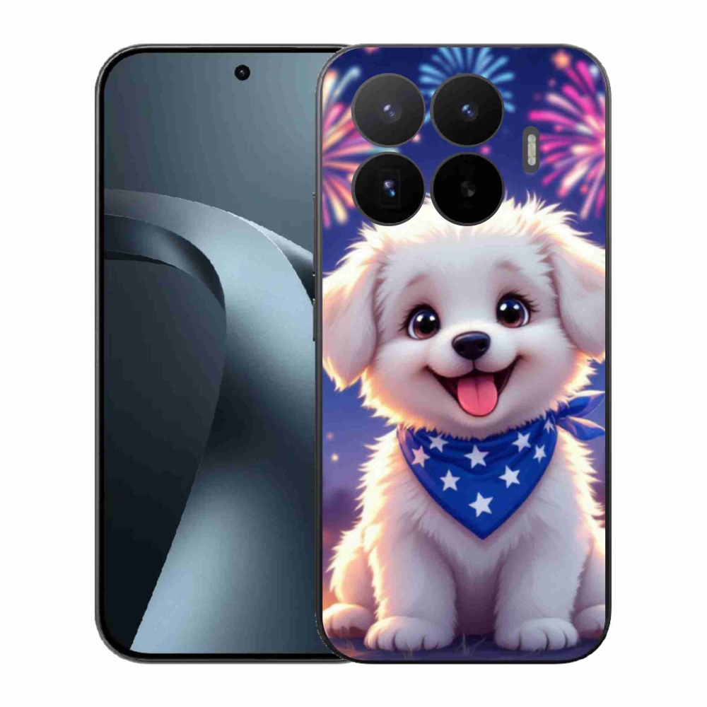 Gelový kryt mmCase na Xiaomi 17T - slavnostní štěně
