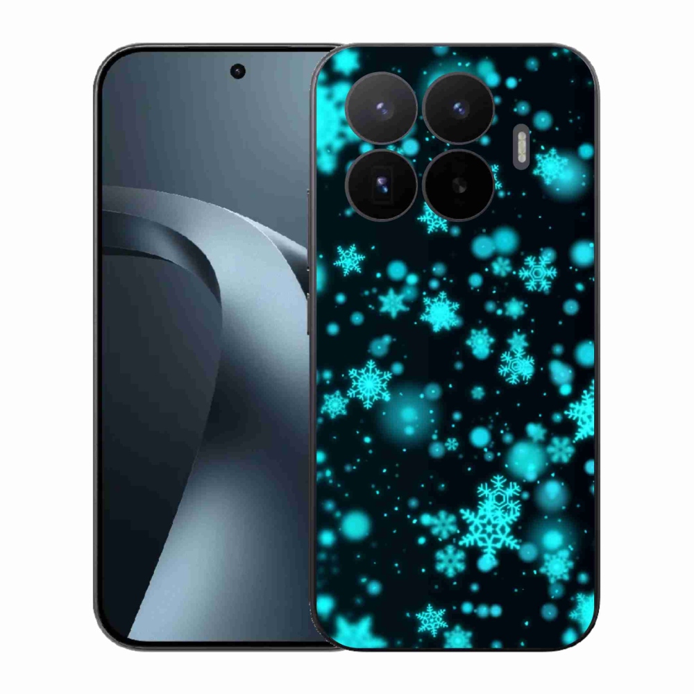 Gelový kryt mmCase na Xiaomi 17T - sněhové vločky 1