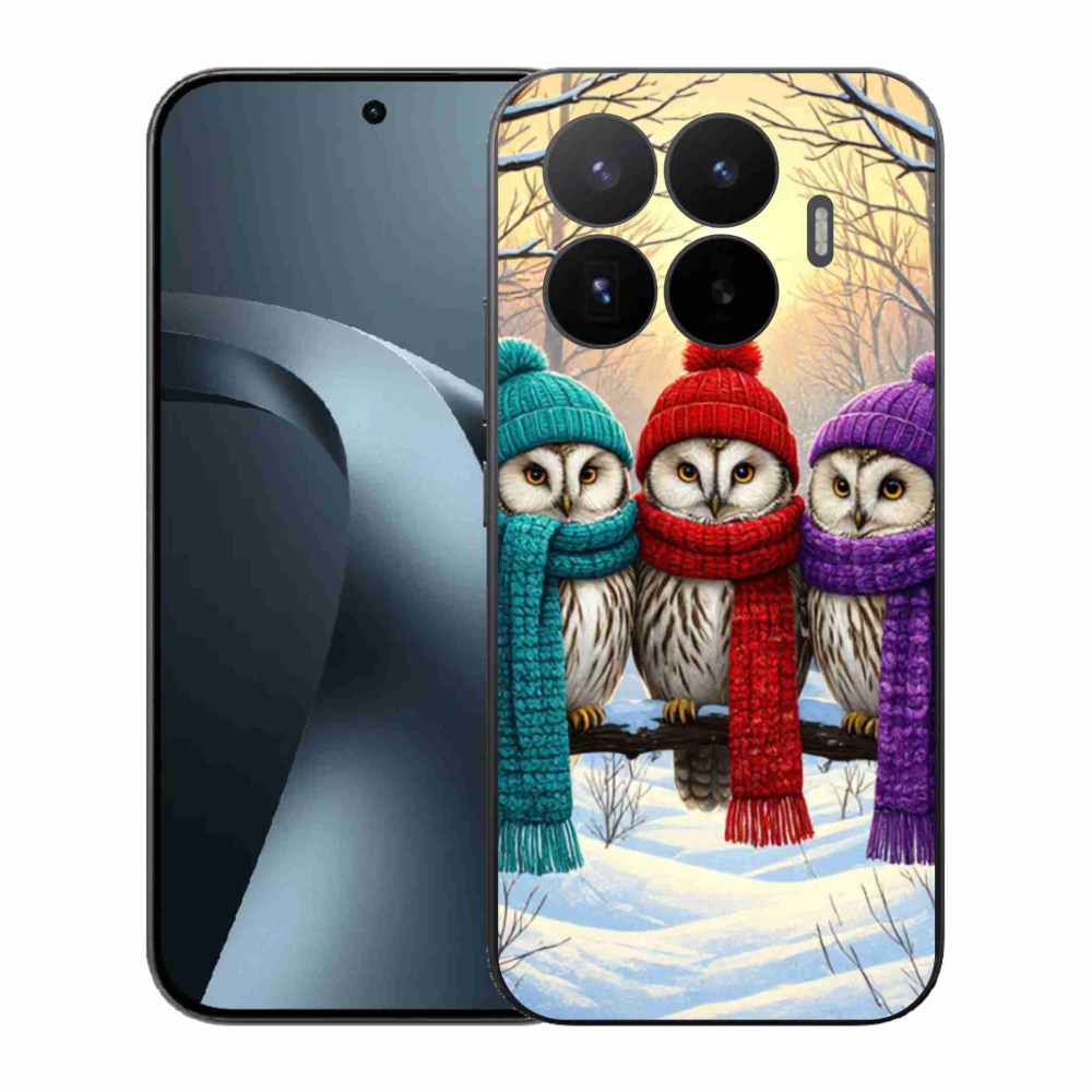 Gelový kryt mmCase na Xiaomi 17T - soví přátelé