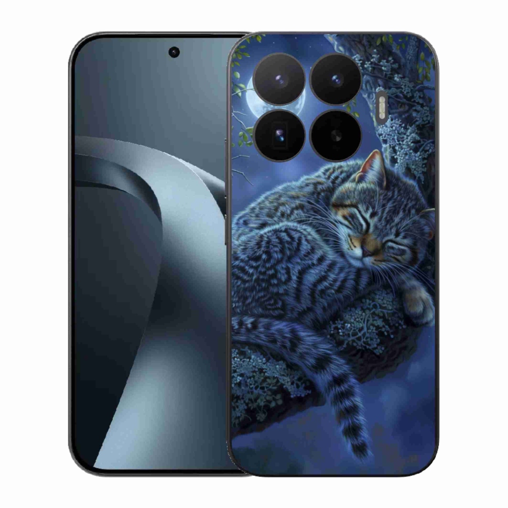 Gelový kryt mmCase na Xiaomi 17T - spící kočka