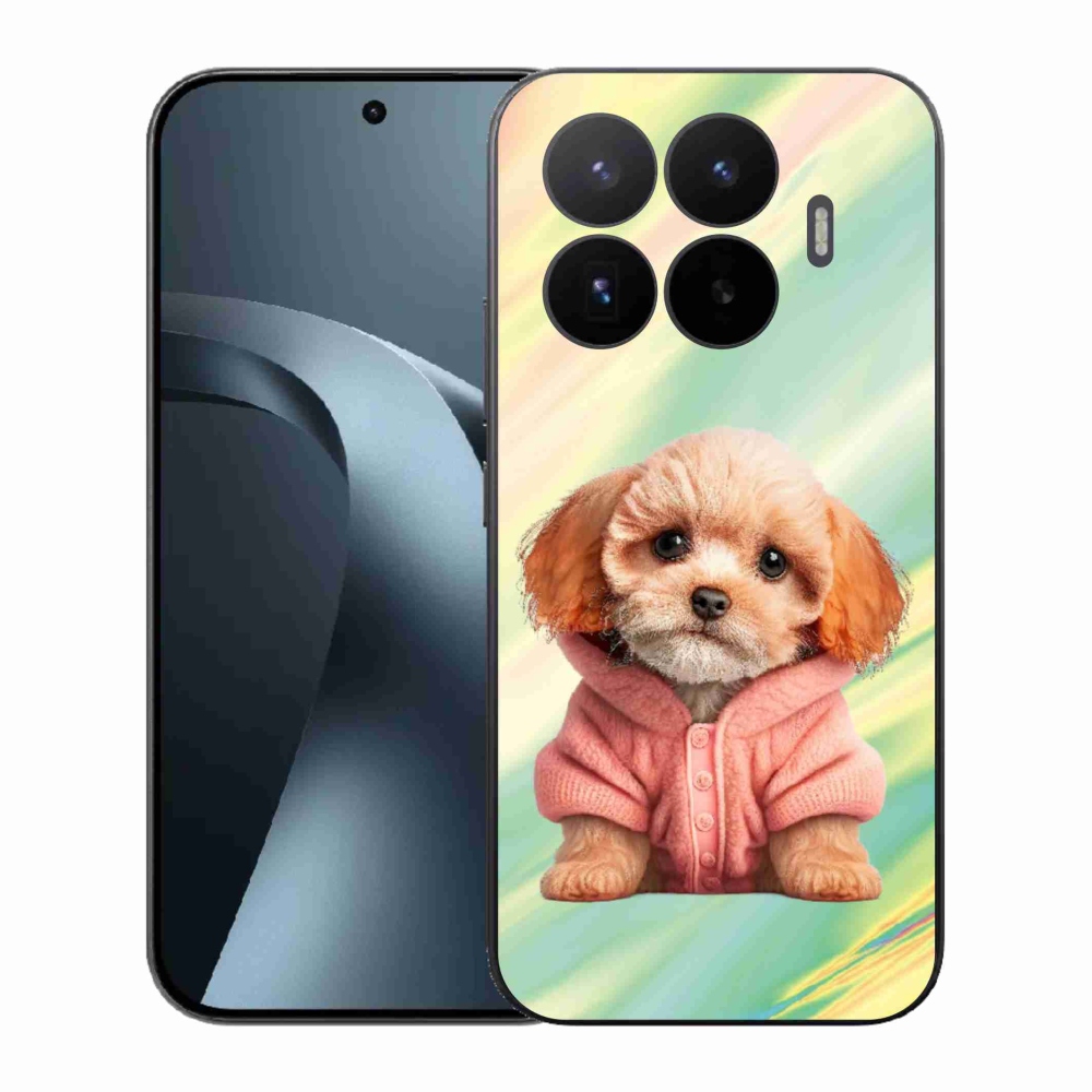 Gelový kryt mmCase na Xiaomi 17T - štěně ve svetru