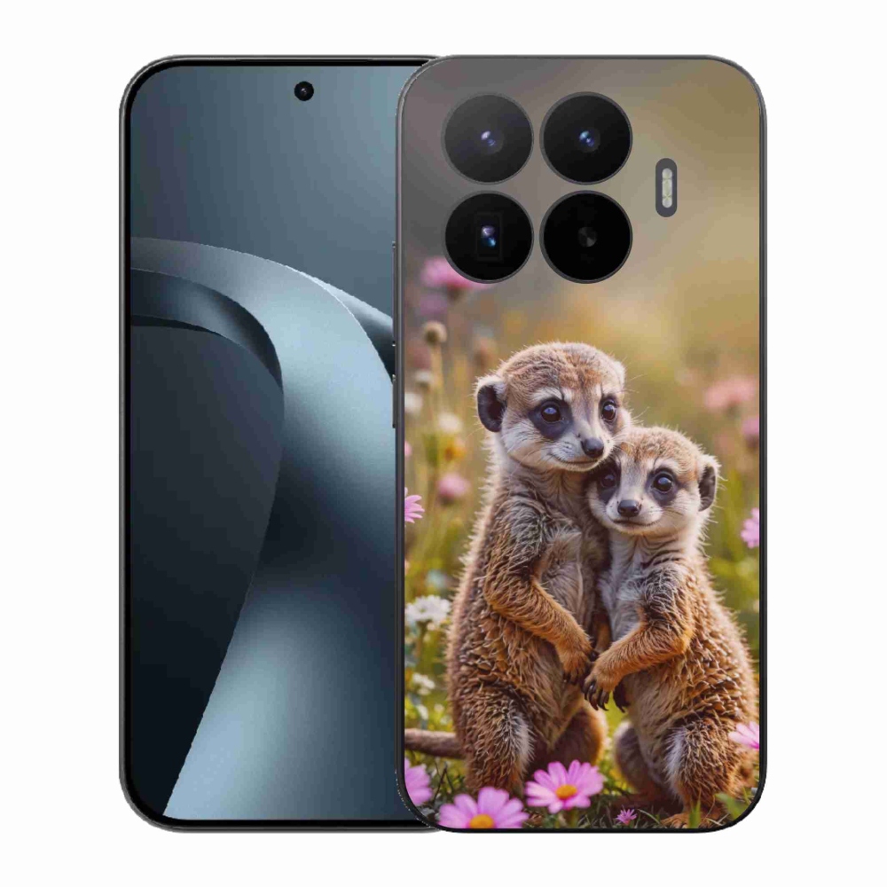 Gelový kryt mmCase na Xiaomi 17T - surikatí duo