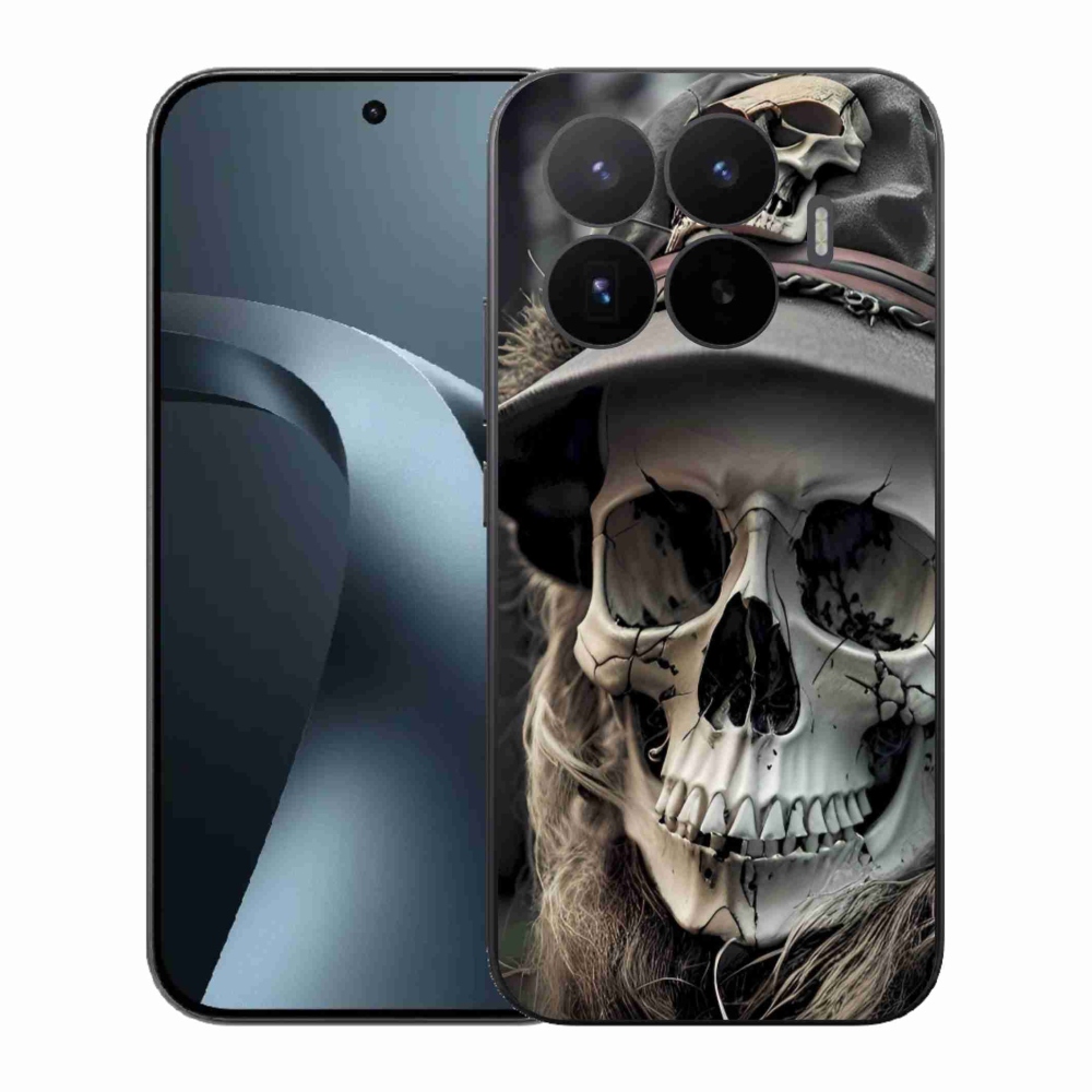 Gelový kryt mmCase na Xiaomi 17T - temná lebka