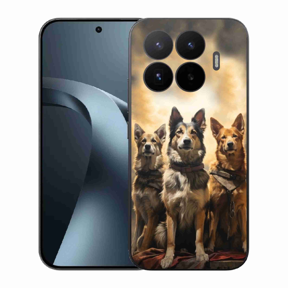 Gelový kryt mmCase na Xiaomi 17T - tři psi