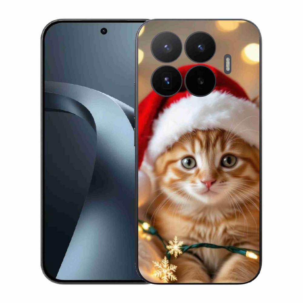 Gelový kryt mmCase na Xiaomi 17T - vánoční kotě
