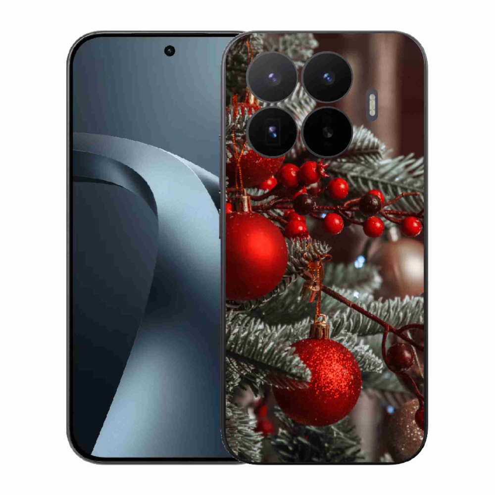 Gelový kryt mmCase na Xiaomi 17T - vánoční ozdoby 2