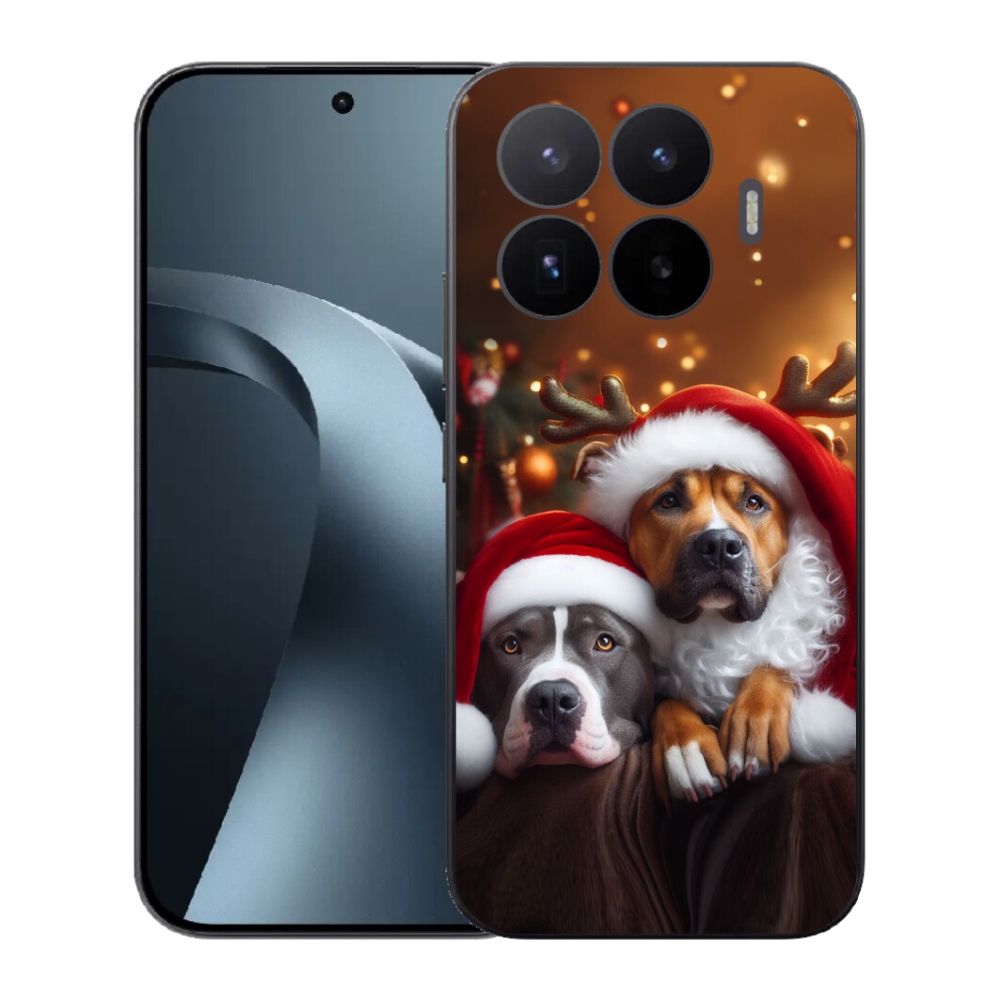 Gelový kryt mmCase na Xiaomi 17T - vánoční psi