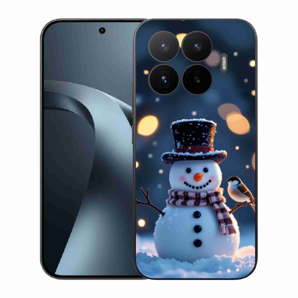 Gelový kryt mmCase na Xiaomi 17T - vánoční sněhulák
