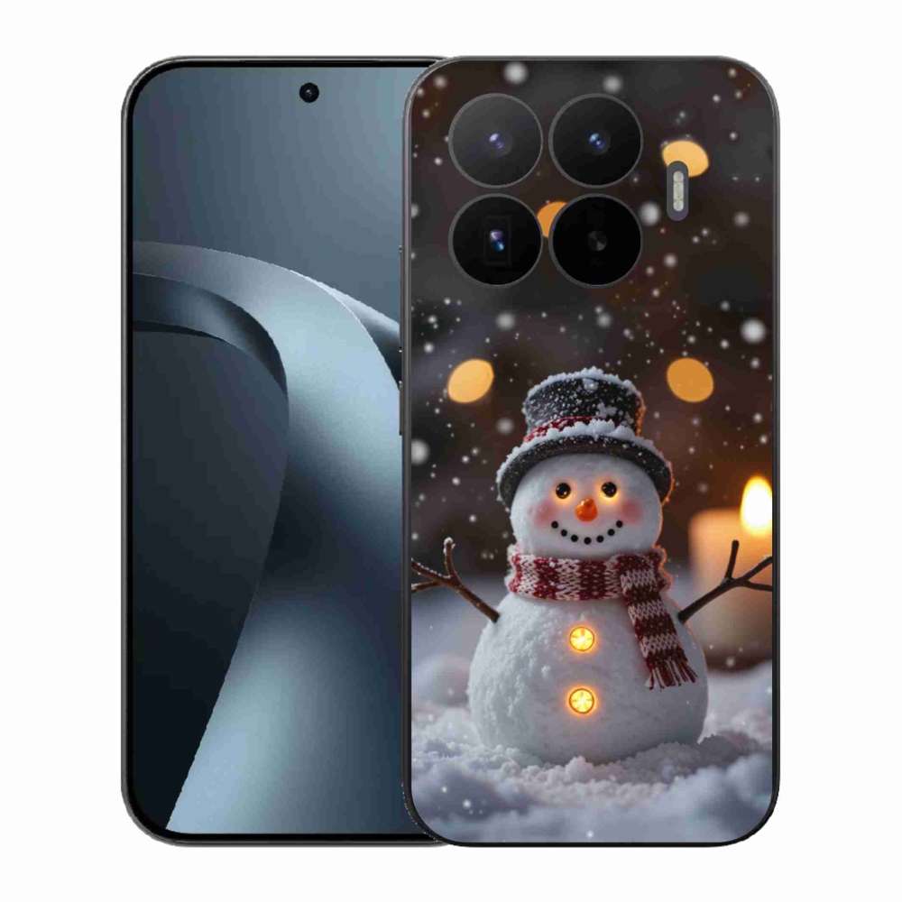 Gelový kryt mmCase na Xiaomi 17T - veselý sněhulák