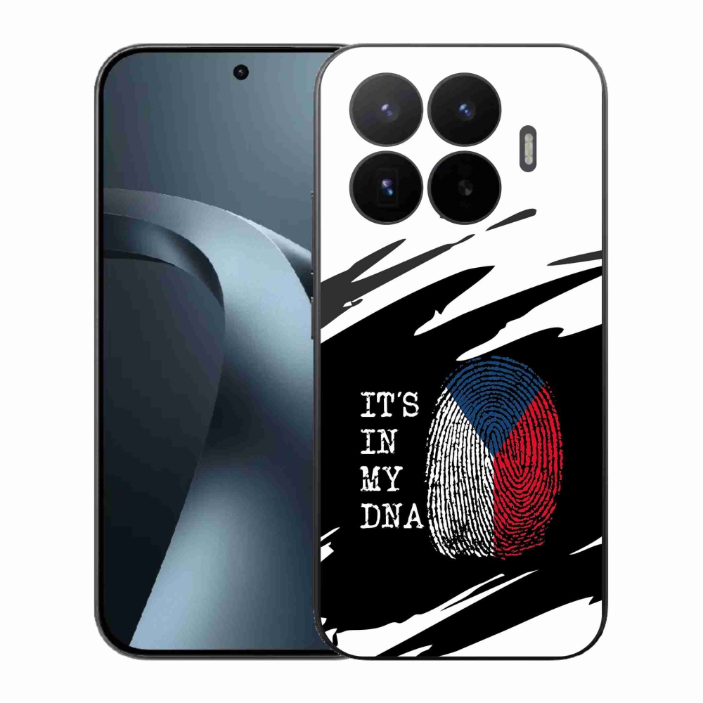 Gelový kryt mmCase na Xiaomi 17T - vlajka otisk prstu černobílé pozadí