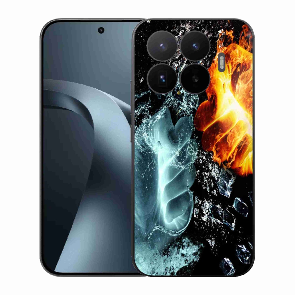 Gelový kryt mmCase na Xiaomi 17T - voda a oheň