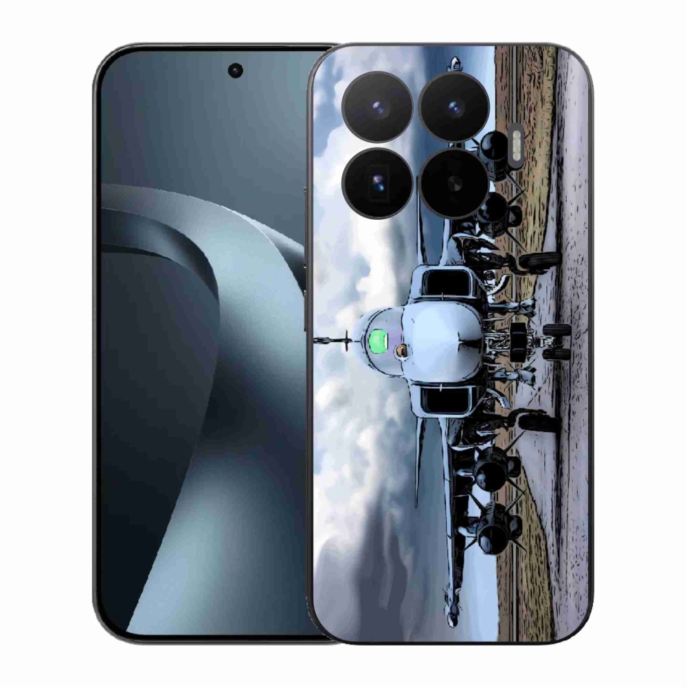 Gelový kryt mmCase na Xiaomi 17T - vojenské letadlo