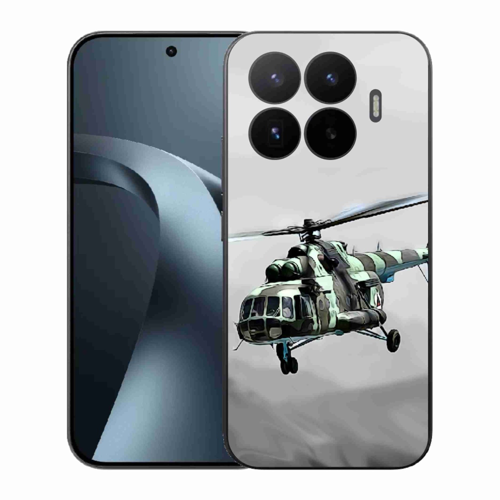 Gelový kryt mmCase na Xiaomi 17T - vojenský vrtulník