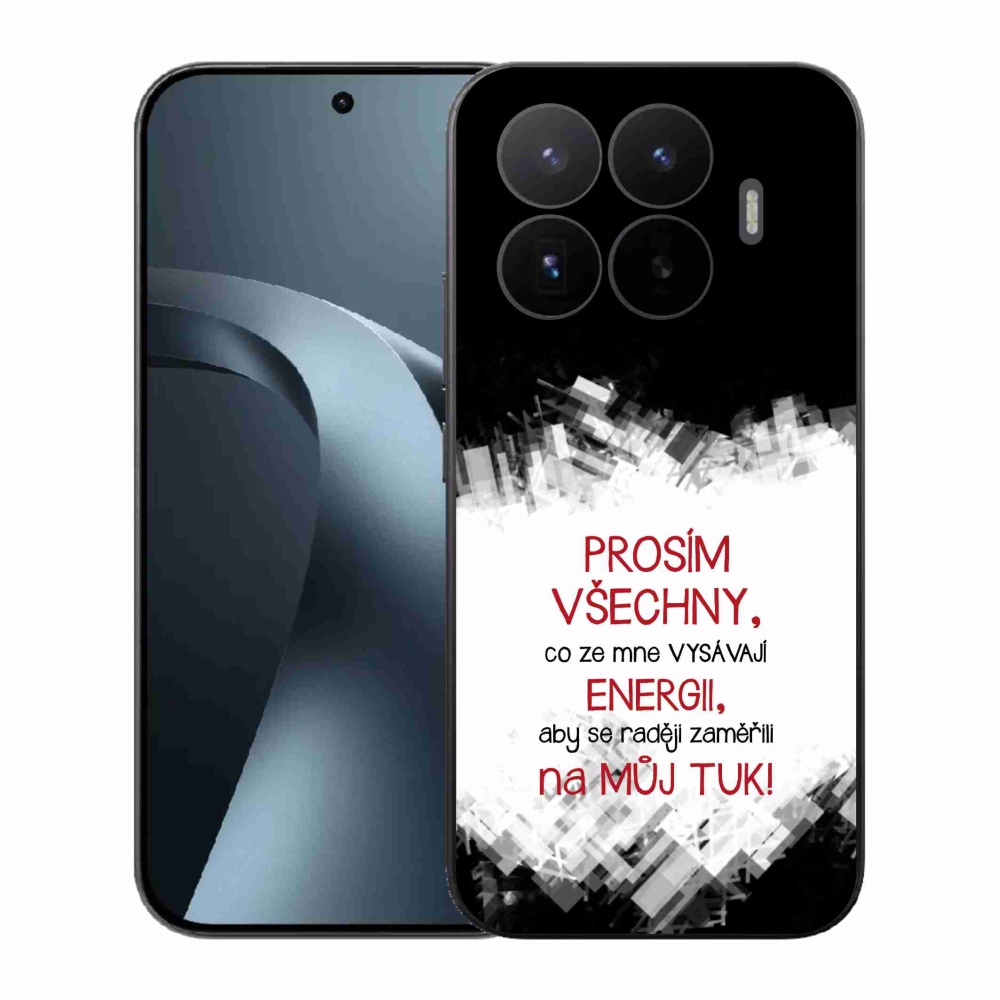 Gelový kryt mmCase na Xiaomi 17T - vtipný text 1 červený
