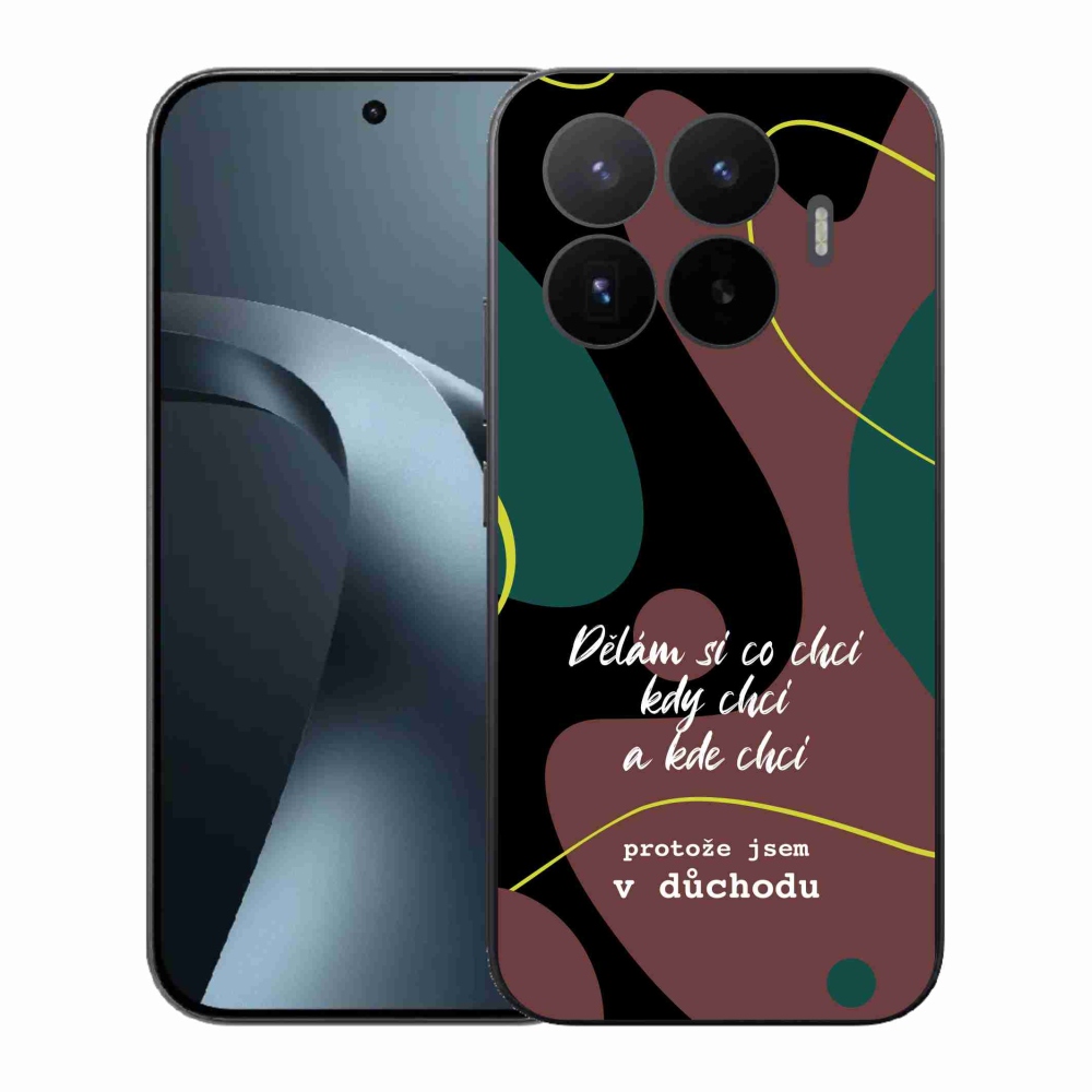 Gelový kryt mmCase na Xiaomi 17T - vtipný text 10 černé pozadí
