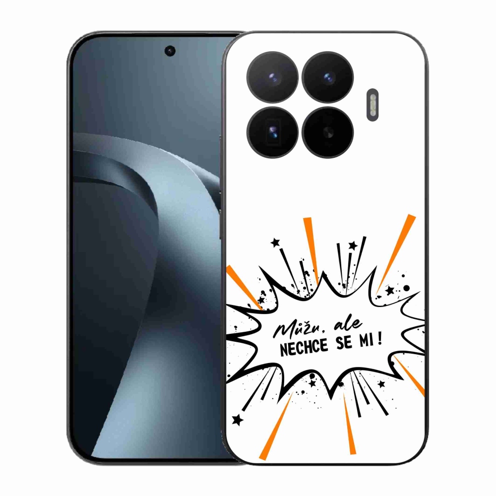 Gelový kryt mmCase na Xiaomi 17T - vtipný text 11 bílé pozadí