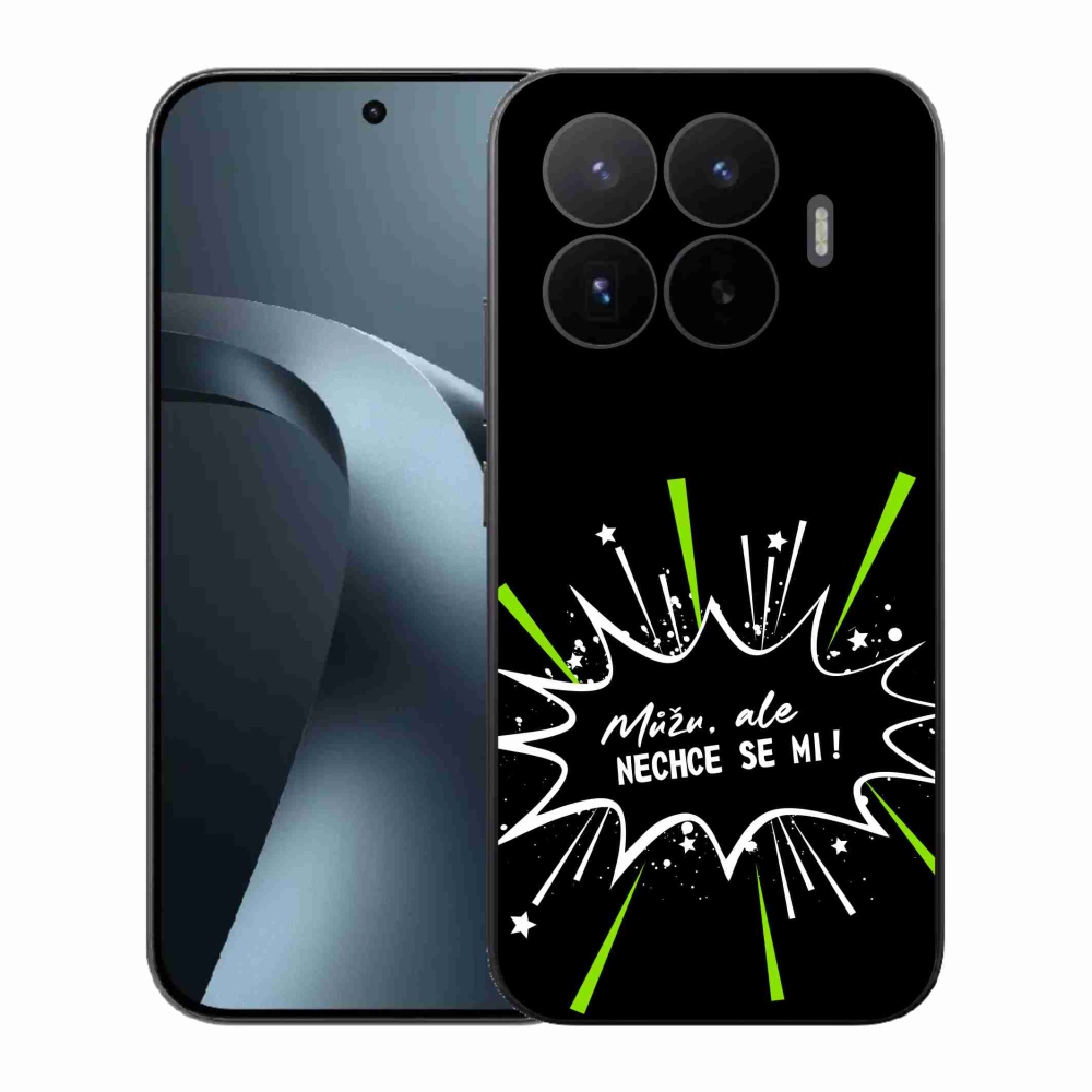Gelový kryt mmCase na Xiaomi 17T - vtipný text 11 černé pozadí