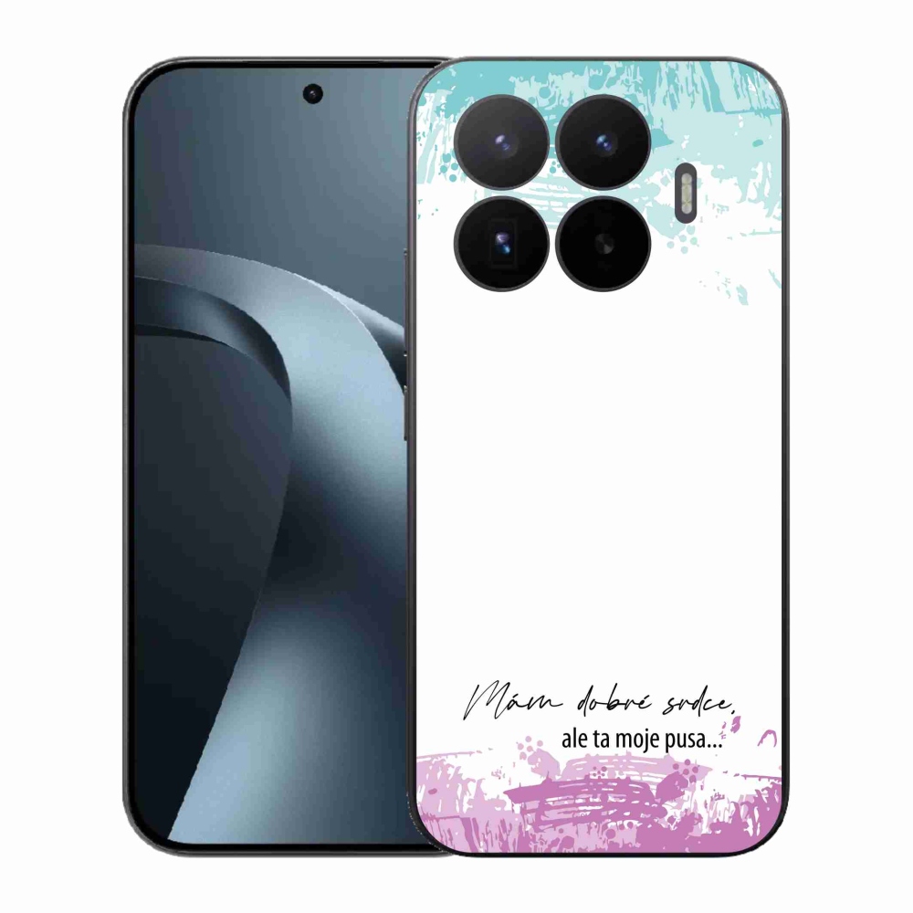 Gelový kryt mmCase na Xiaomi 17T - vtipný text 3 bílé pozadí