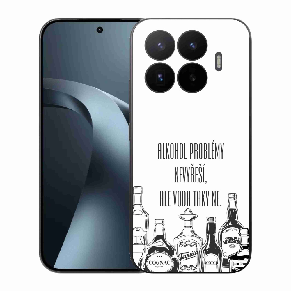 Gelový kryt mmCase na Xiaomi 17T - vtipný text bílé pozadí