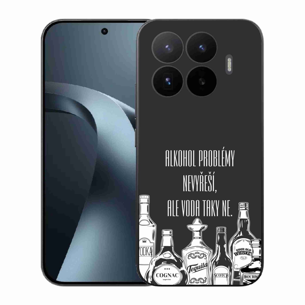 Gelový kryt mmCase na Xiaomi 17T - vtipný text černé pozadí