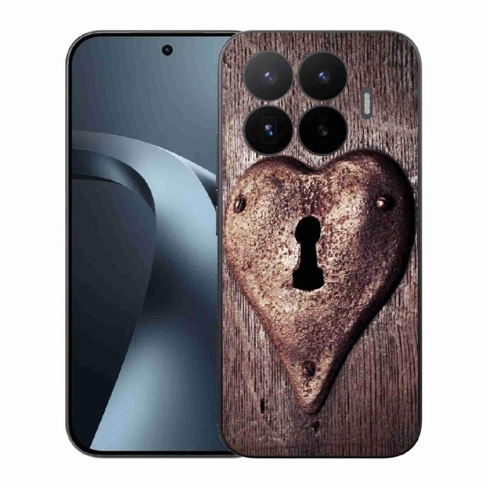 Gelový kryt mmCase na Xiaomi 17T - zámek ve tvaru srdce