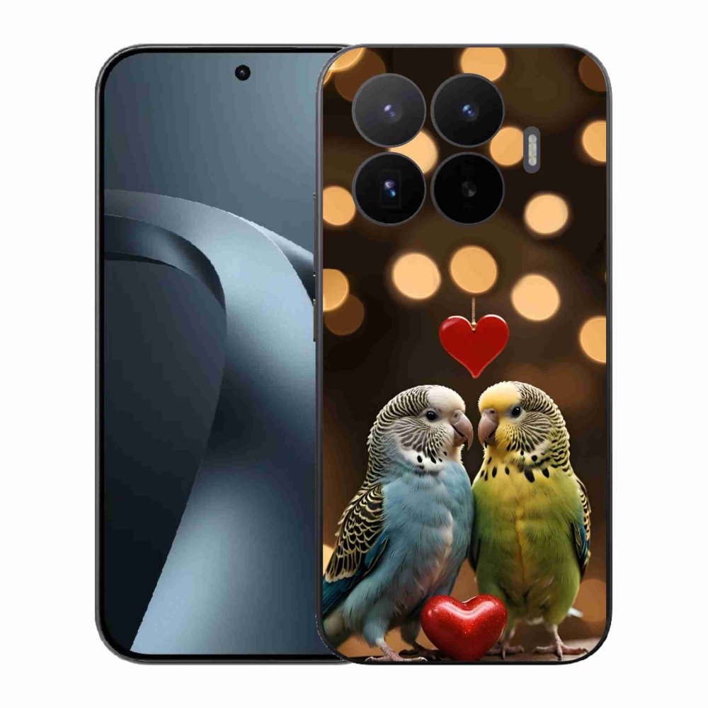 Gelový kryt mmCase na Xiaomi 17T - zamilovaní papoušci