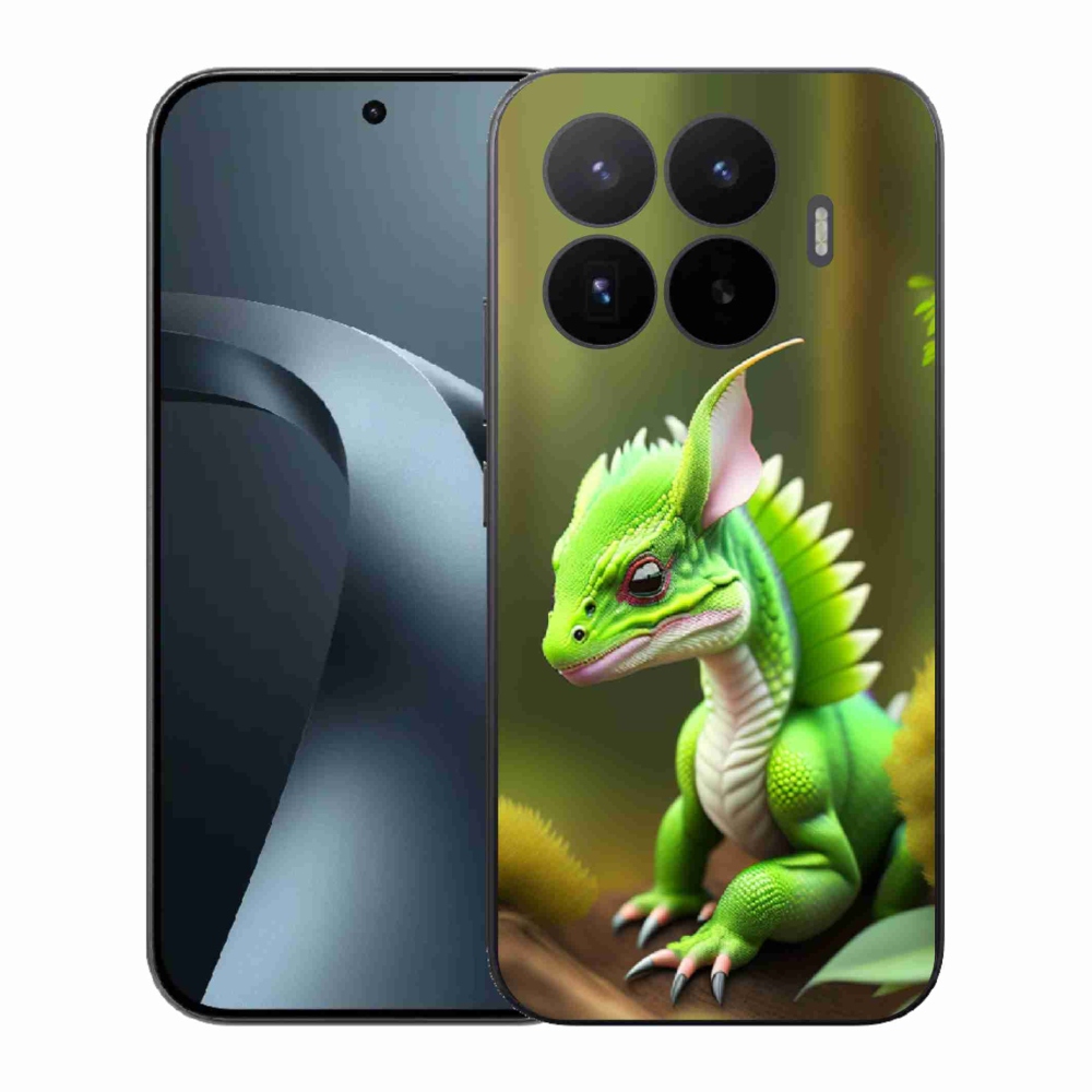 Gelový kryt mmCase na Xiaomi 17T - zelený dráček
