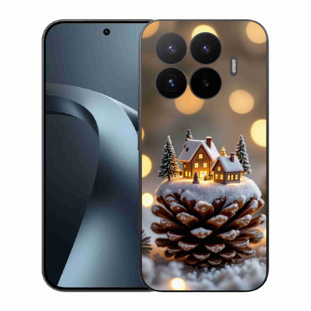 Gelový kryt mmCase na Xiaomi 17T - zimní vesnička