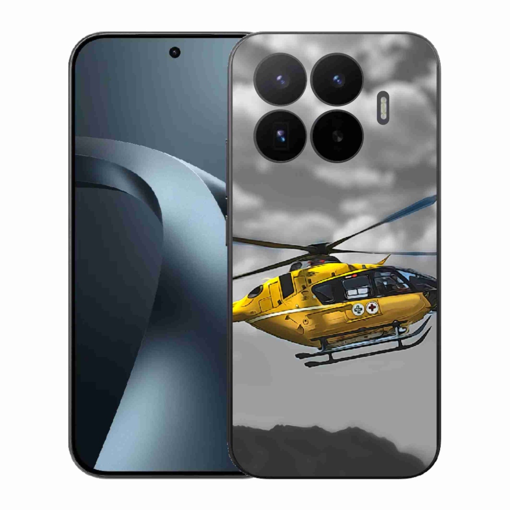 Gelový kryt mmCase na Xiaomi 17T - žlutá helikoptéra