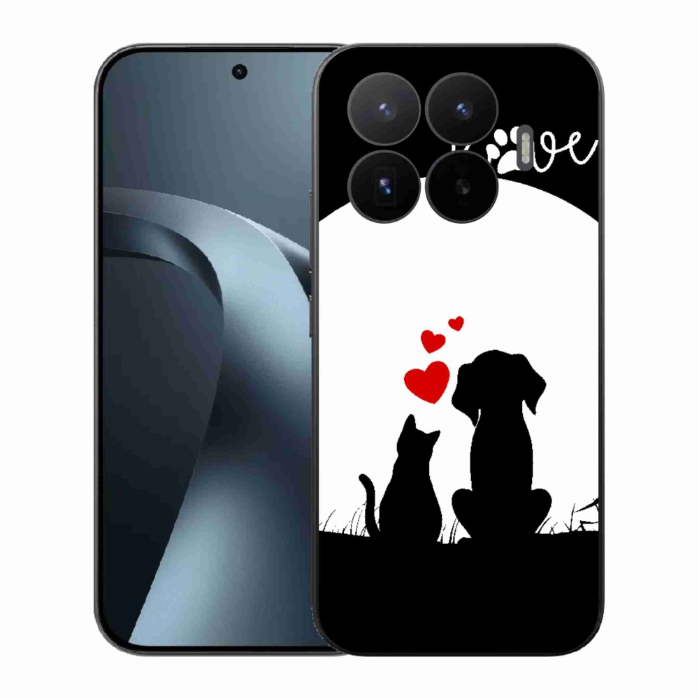 Gelový kryt mmCase na Xiaomi 17T - zvířecí láska