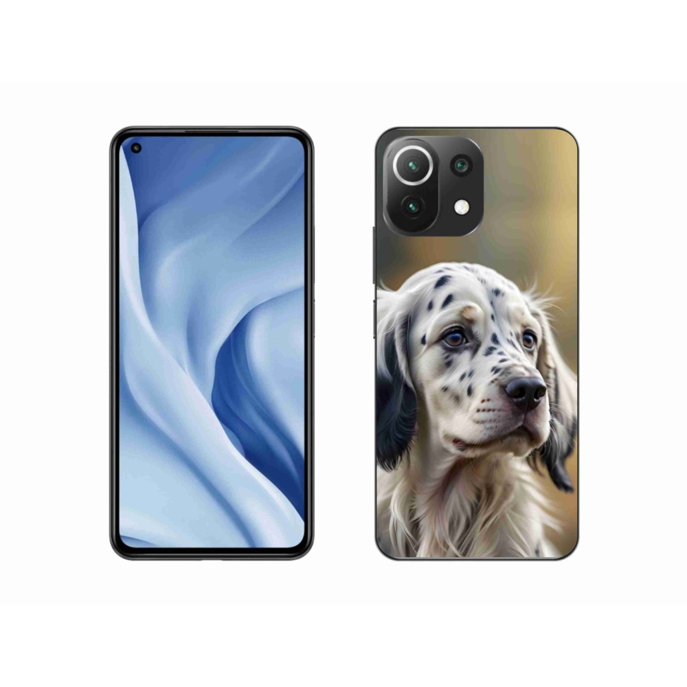 Gelový kryt mmCase na Xiaomi MI 11 Lite/5G - anglický setr