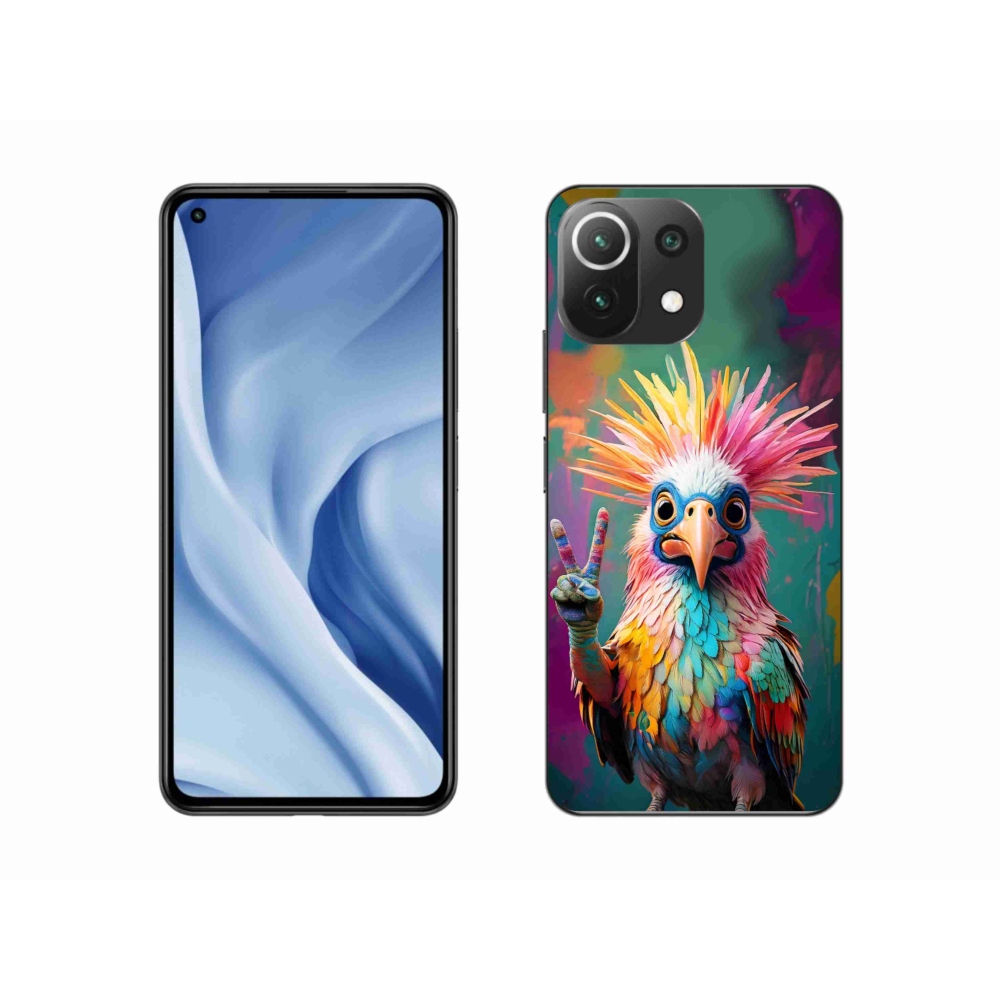 Gelový kryt mmCase na Xiaomi Mi 11 Lite /5G - barevný rebel