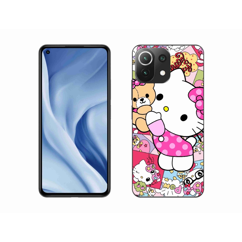 Gelový kryt mmCase na Xiaomi Mi 11 Lite /5G - cute kitty