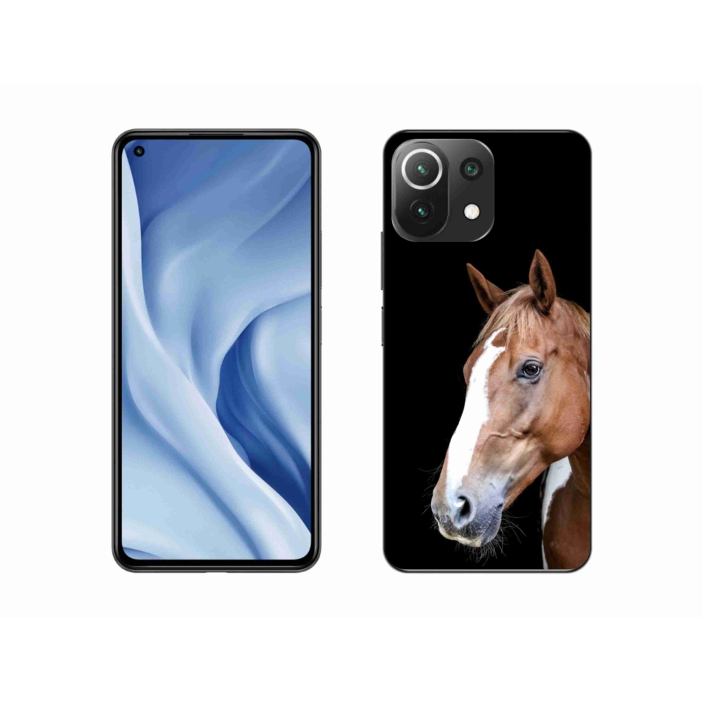 Gelový kryt mmCase na Xiaomi MI 11 Lite/5G - hnědý kůň 3