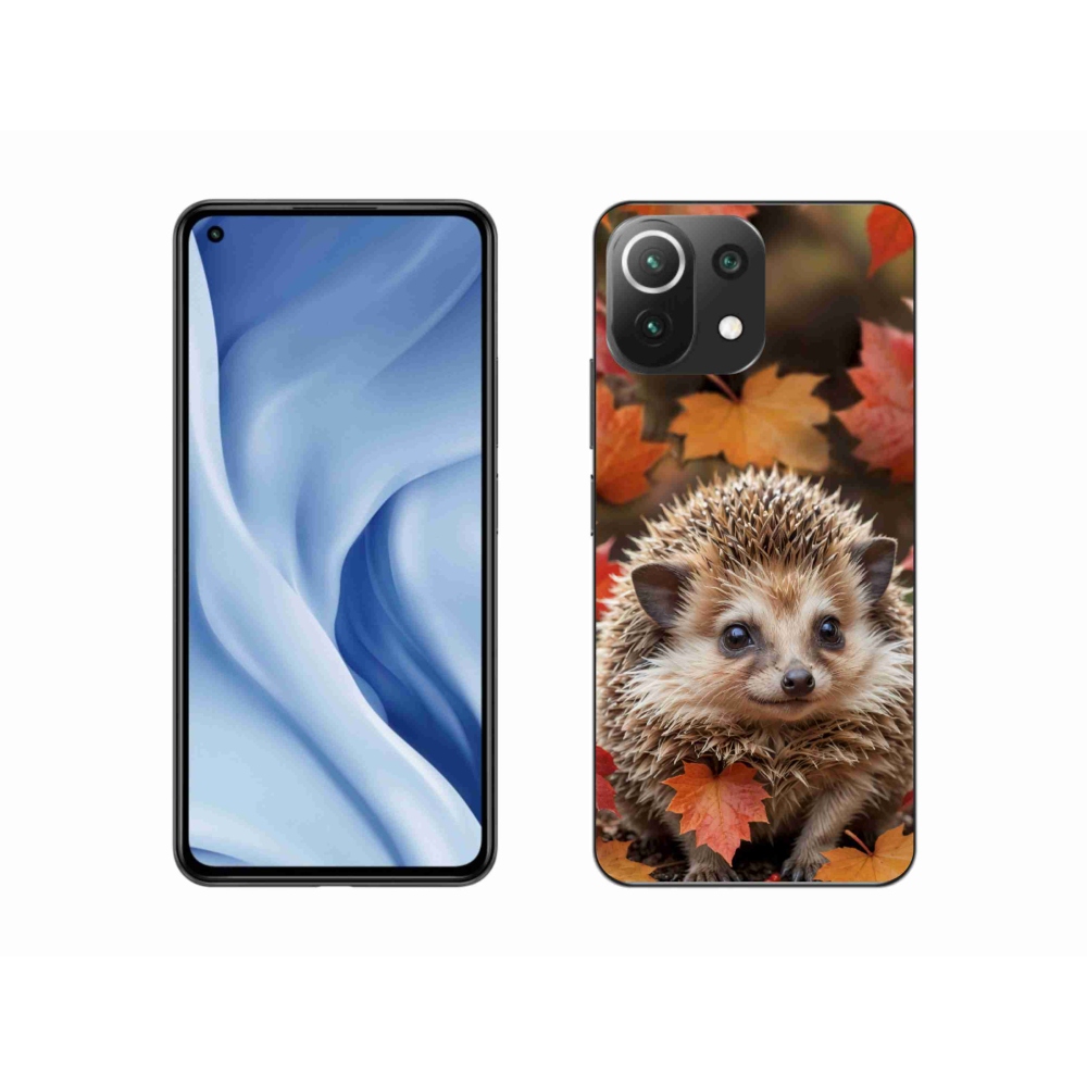 Gelový kryt mmCase na Xiaomi Mi 11 Lite /5G - ježek v listí