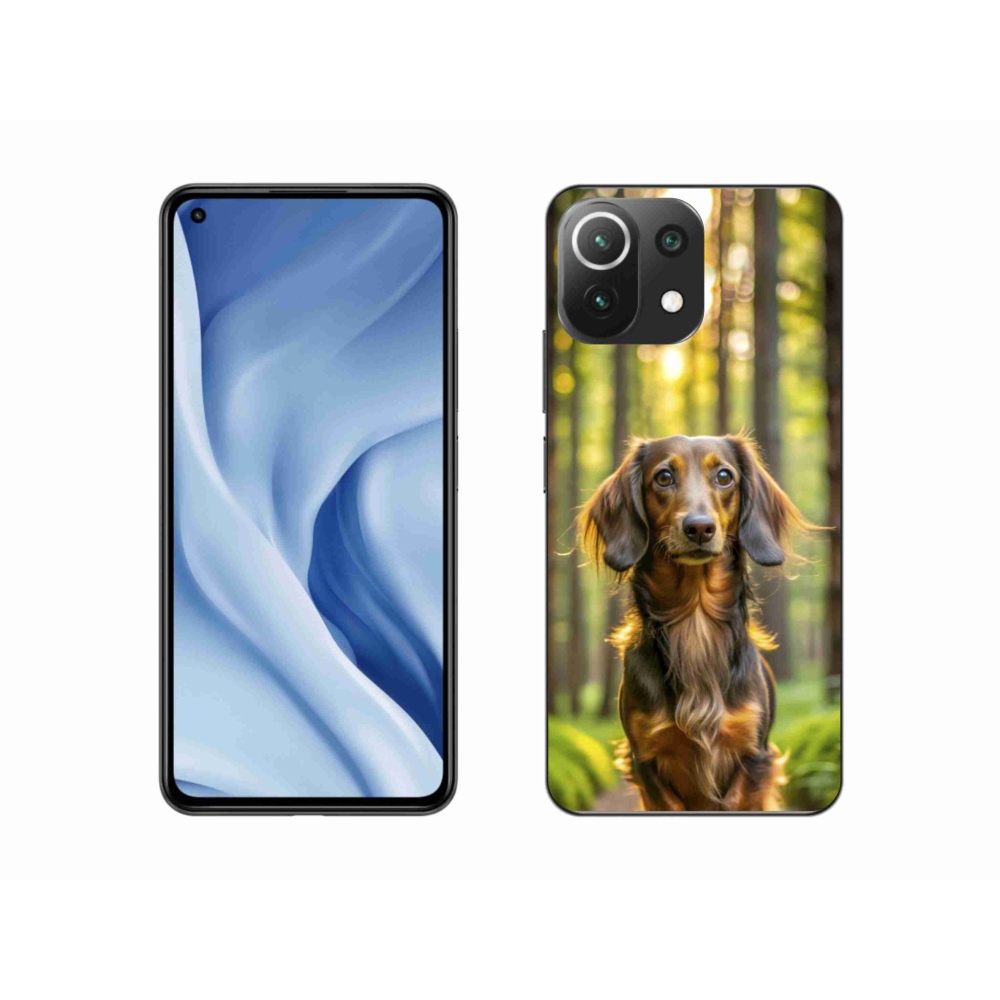 Gelový kryt mmCase na Xiaomi MI 11 Lite/5G - jezevčík 4