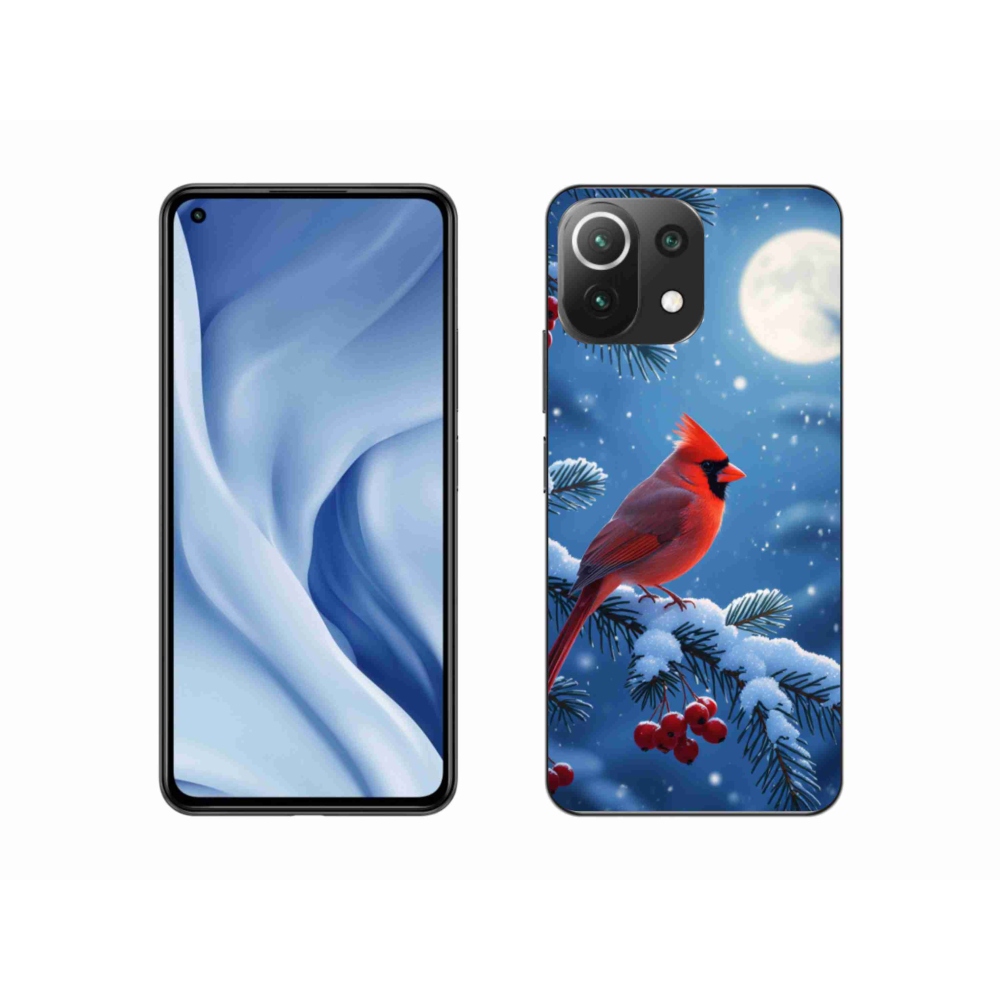 Gelový kryt mmCase na Xiaomi Mi 11 Lite /5G - kardinál červený