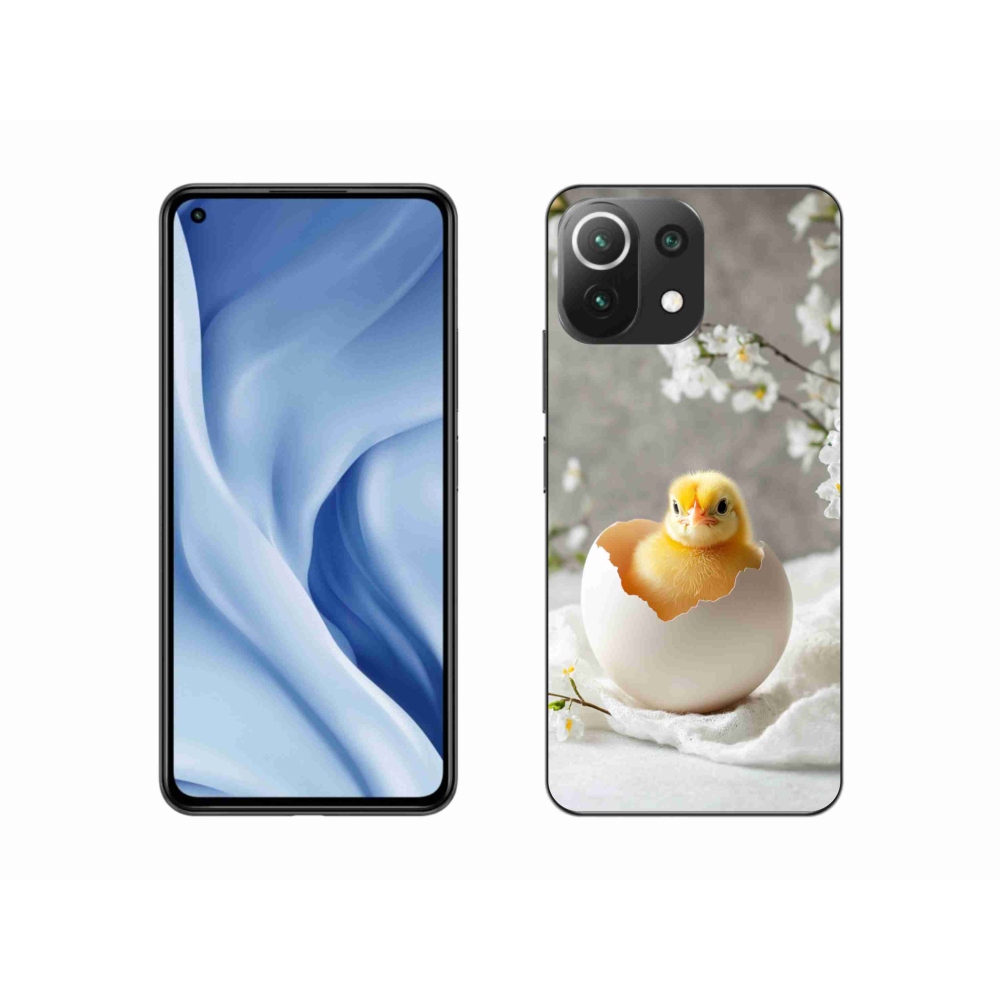 Gelový kryt mmCase na Xiaomi MI 11 Lite/5G - kuřátko