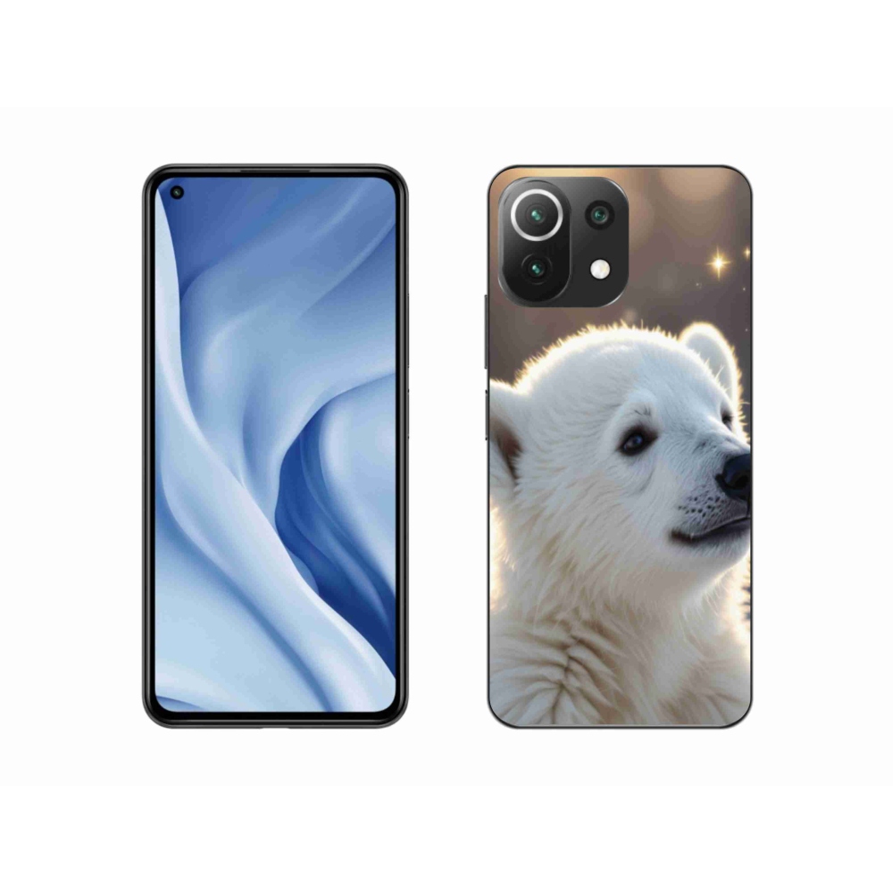 Gelový kryt mmCase na Xiaomi MI 11 Lite/5G - lední medvěd
