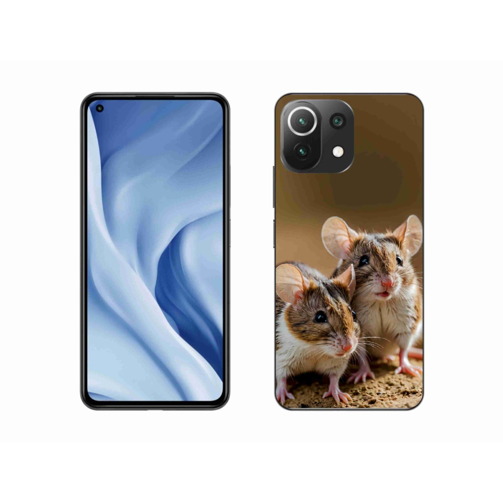 Gelový kryt mmCase na Xiaomi Mi 11 Lite /5G - myší duo